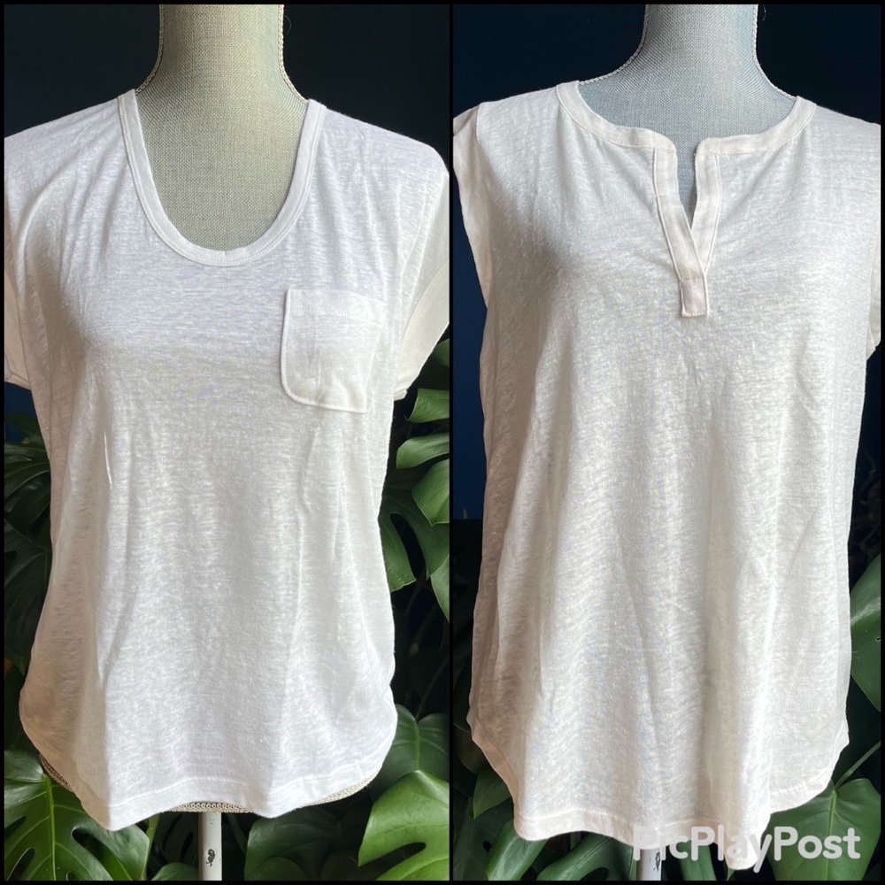 LOFT Bundle of 2 Relaxed Linen Tops